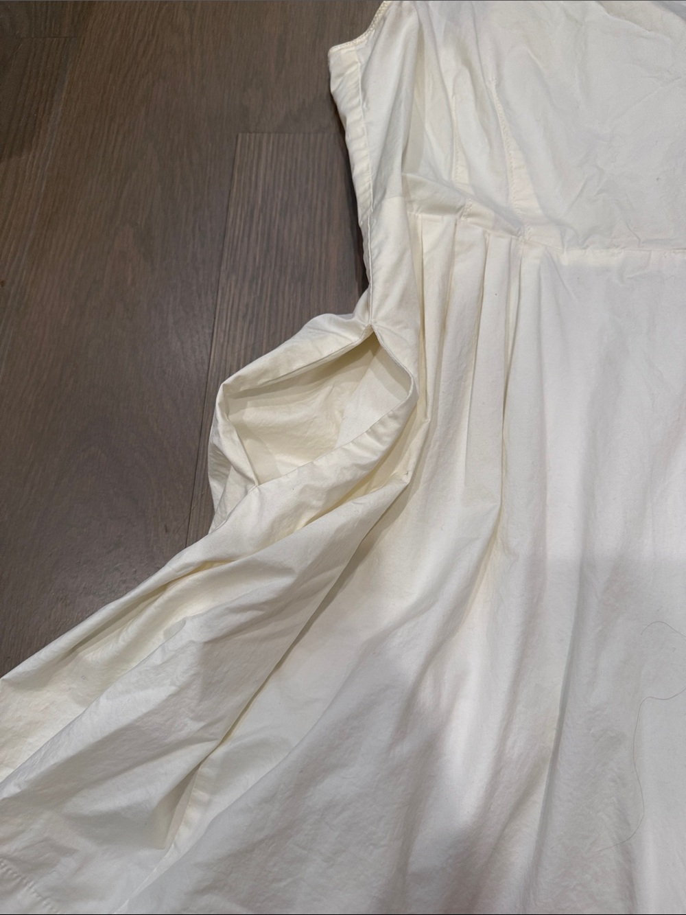 Club Monaco White Sleeveless A-Line Midi Dress - Picture 4 of 5
